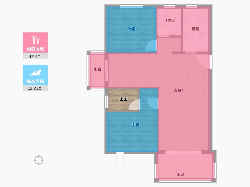 湖北省-恩施土家族苗族自治州-茅田生态旅游度假区-63.47-户型库-动静分区