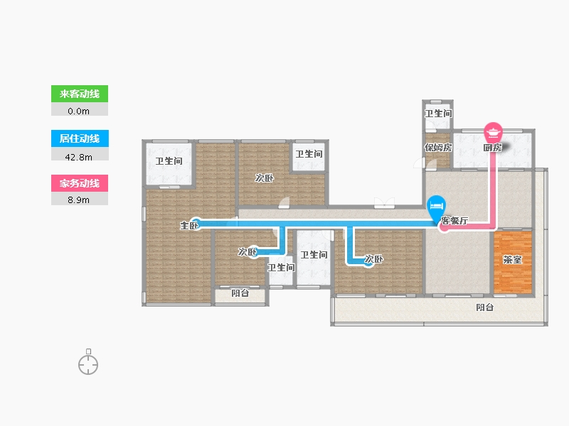 浙江省-嘉兴市-鸿翔天誉府-301.78-户型库-动静线