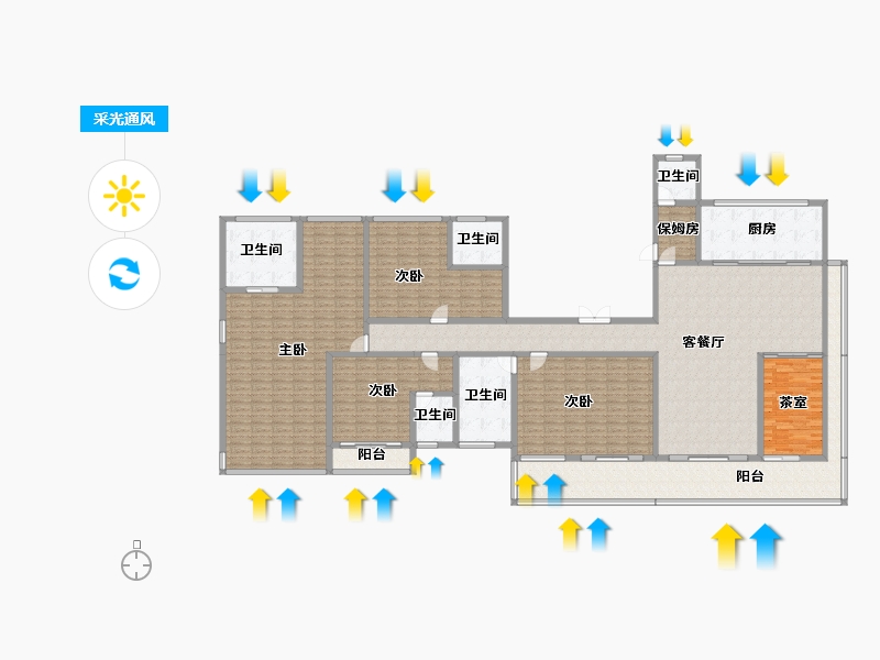 浙江省-嘉兴市-鸿翔天誉府-301.78-户型库-采光通风