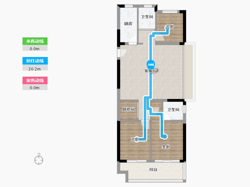 江苏省-镇江市-碧桂园凤凰城-81.46-户型库-动静线