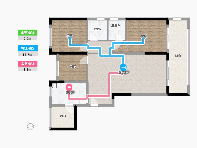 河南省-漯河市-祥龙翰林苑-100.00-户型库-动静线