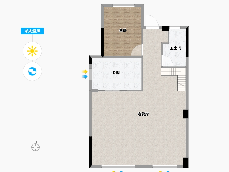 浙江省-杭州市-启歆府-115.20-户型库-采光通风