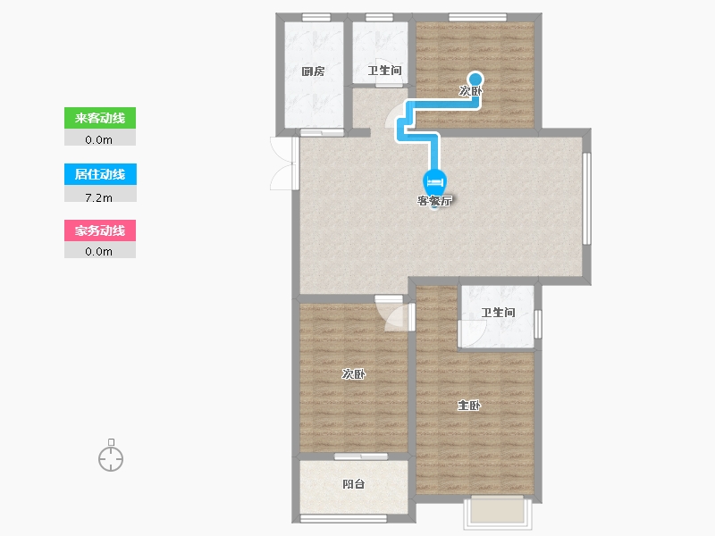 山东省-菏泽市-舜都新城-112.00-户型库-动静线