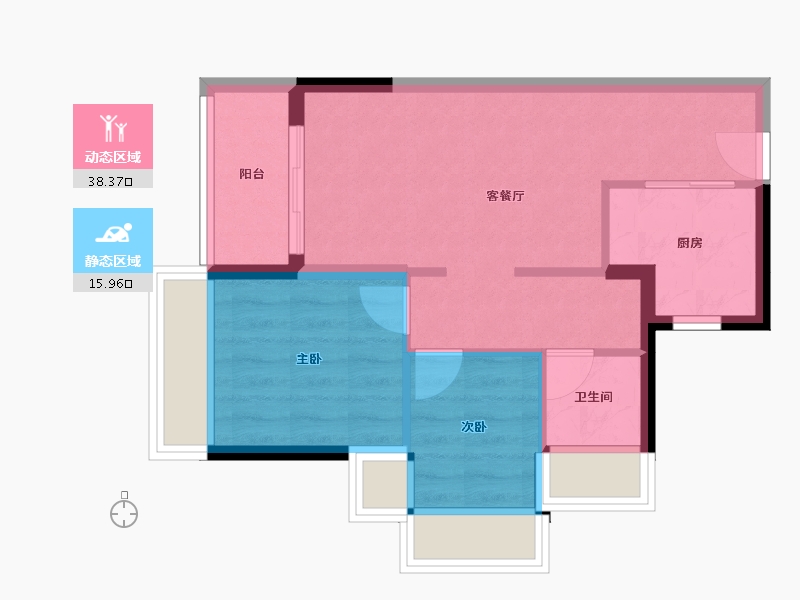 广东省-深圳市-安居凤桐苑-48.17-户型库-动静分区