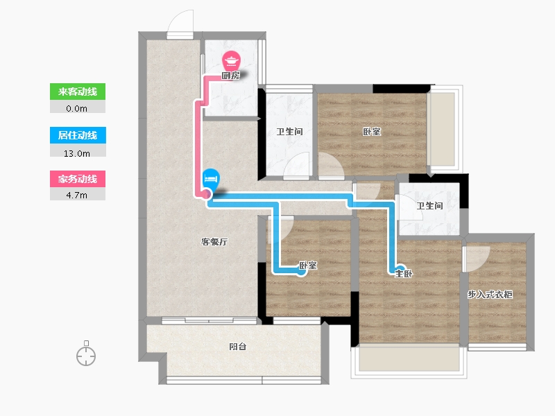 广西壮族自治区-南宁市-万丰江境-79.56-户型库-动静线