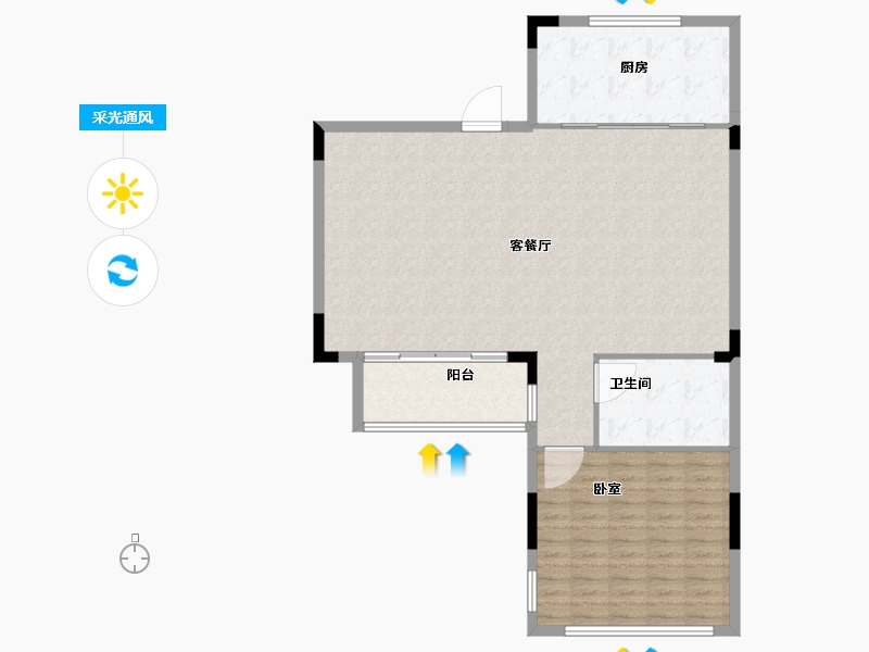 广东省-东莞市-保利阅江台-112.00-户型库-采光通风