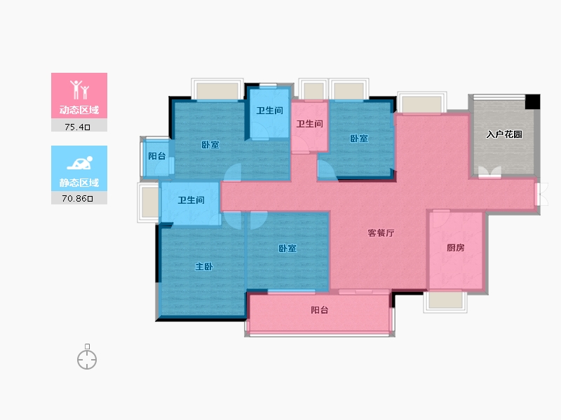 广东省-东莞市-港口华府-141.96-户型库-动静分区