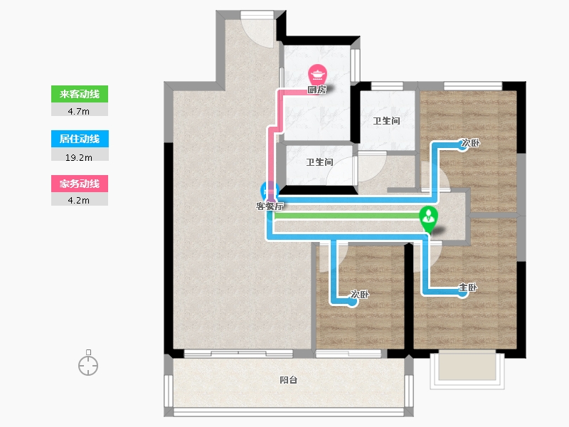 山东省-菏泽市-金府大院-77.28-户型库-动静线