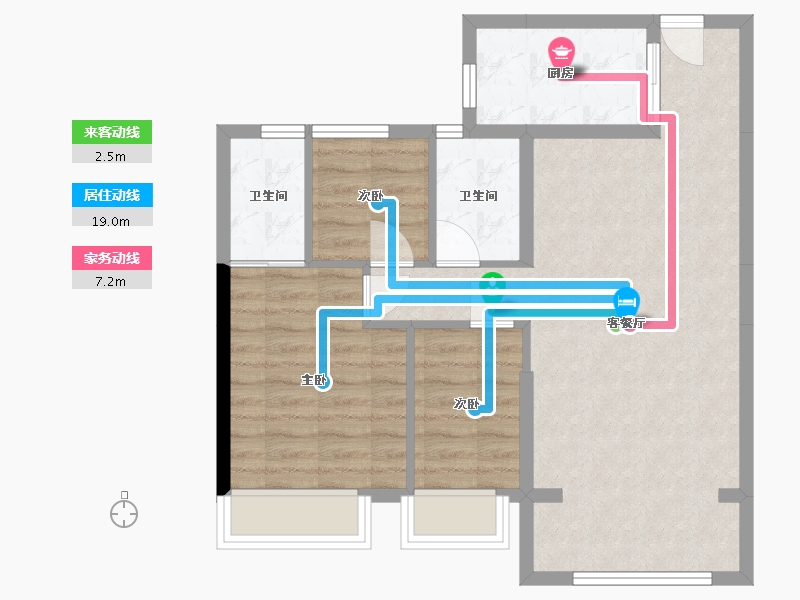 福建省-漳州市-联创城市广场-77.60-户型库-动静线