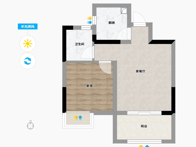 四川省-成都市-高投锦悦府-40.20-户型库-采光通风