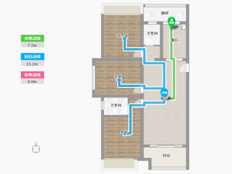 河南省-平顶山市-益宏宏天地-102.32-户型库-动静线