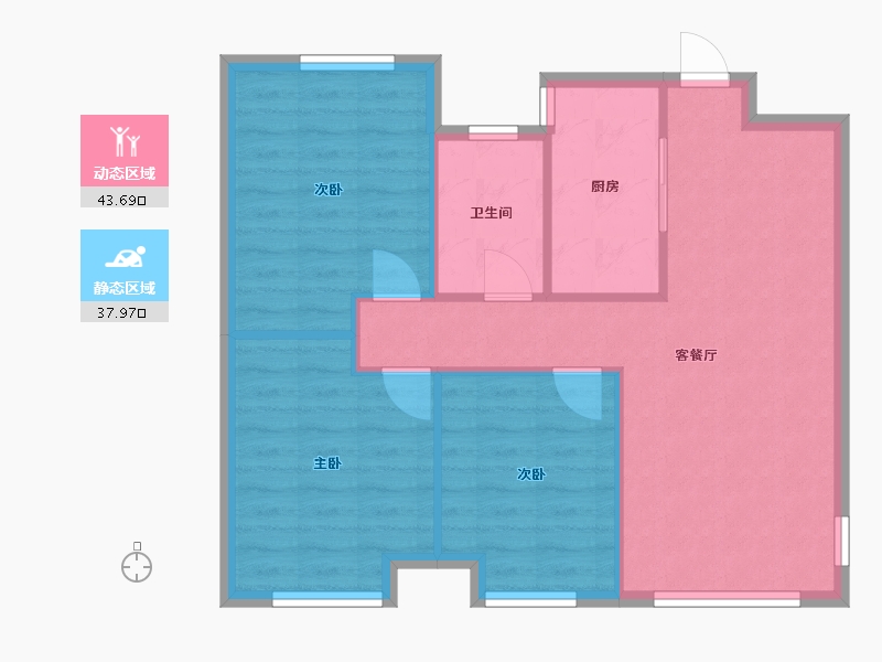 山东省-济南市-中海御山首府西区南区-77.62-户型库-动静分区