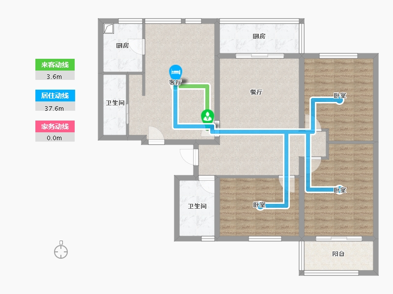 河南省-安阳市-广厦书香九里-110.01-户型库-动静线