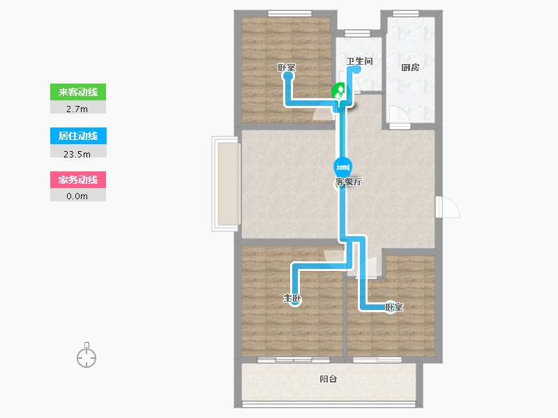 辽宁省-阜新市-城樾大境-93.57-户型库-动静线