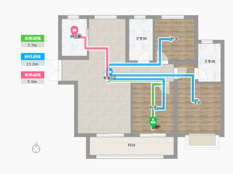 山西省-阳泉市-亿博天玺-82.22-户型库-动静线