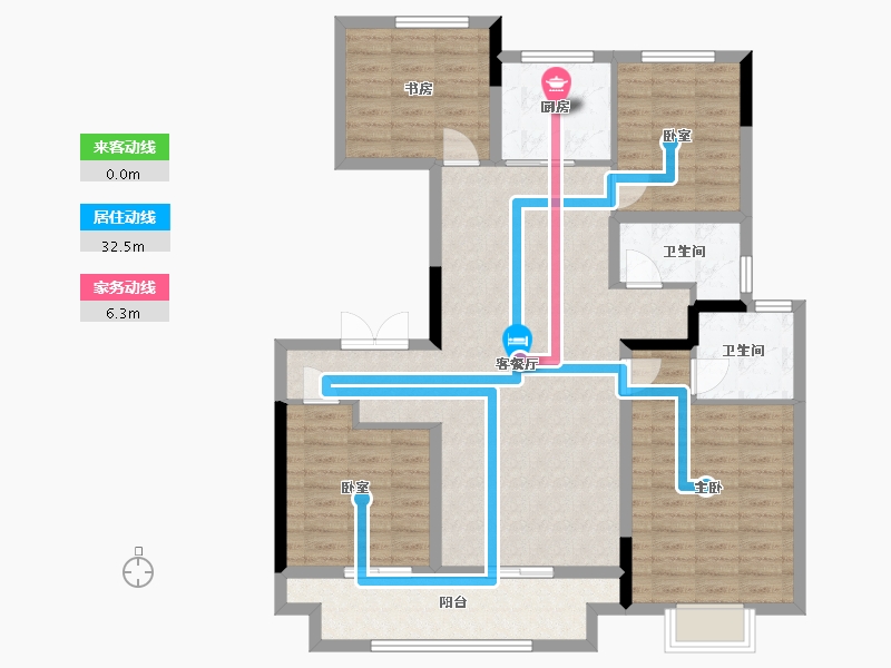 江苏省-连云港市-万象盐河壹号院-112.00-户型库-动静线