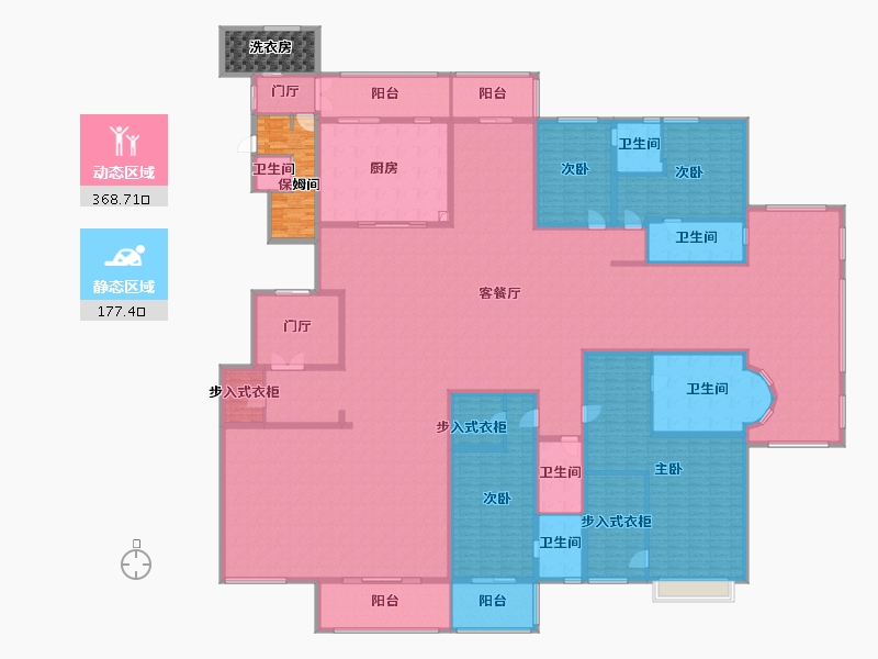 山西省-太原市-怡佳天一城-480.00-户型库-动静分区