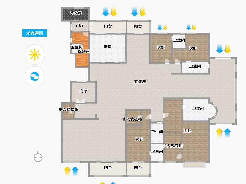 山西省-太原市-怡佳天一城-480.00-户型库-采光通风