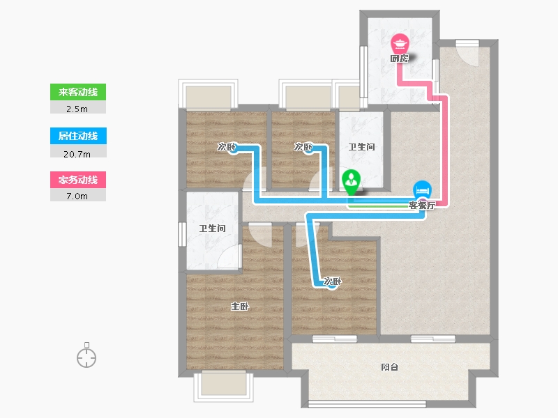 江西省-上饶市-湖城春晓-98.04-户型库-动静线