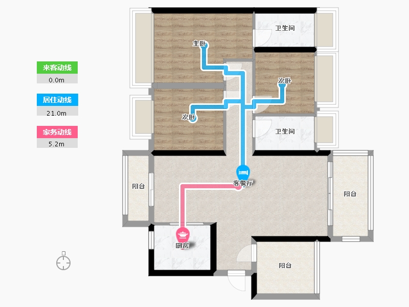 广东省-中山市-锦绣海湾城-91.18-户型库-动静线