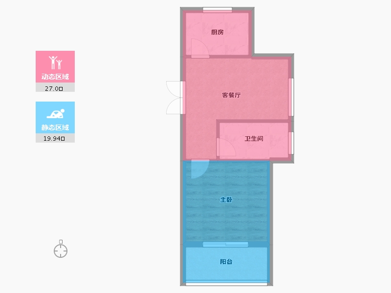 浙江省-宁波市-正鸿泊璟湾-42.01-户型库-动静分区