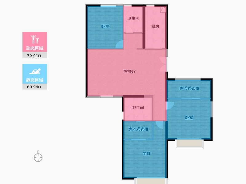 山西省-晋中市-京师城市森林花园-127.49-户型库-动静分区