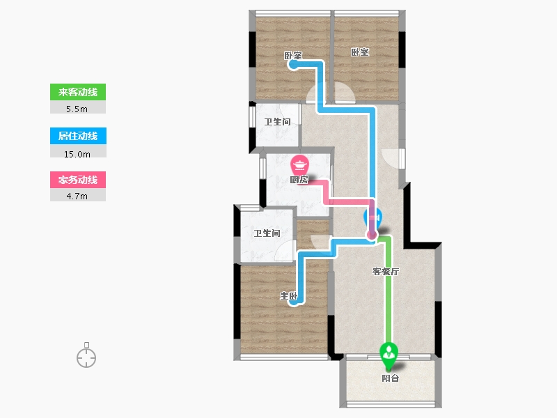 四川省-成都市-保利青江和府二期-81.59-户型库-动静线