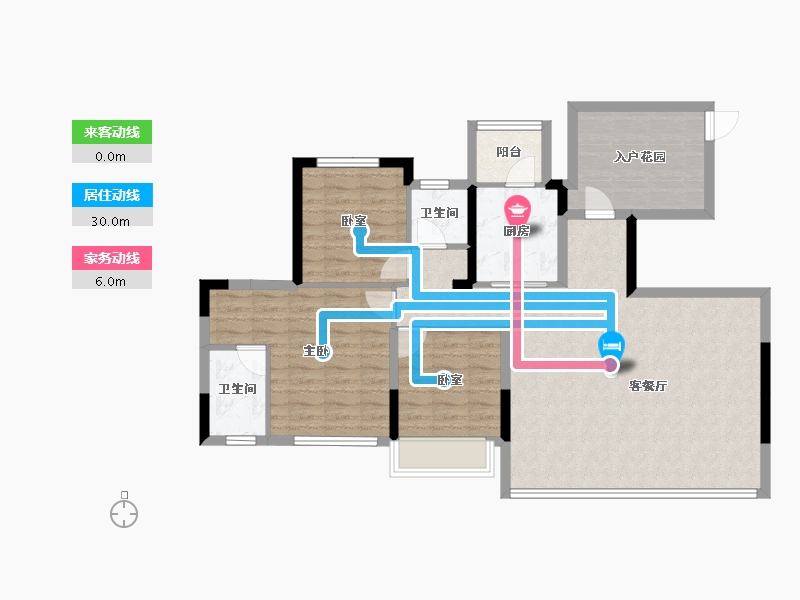 四川省-成都市-邦泰云璟-99.88-户型库-动静线