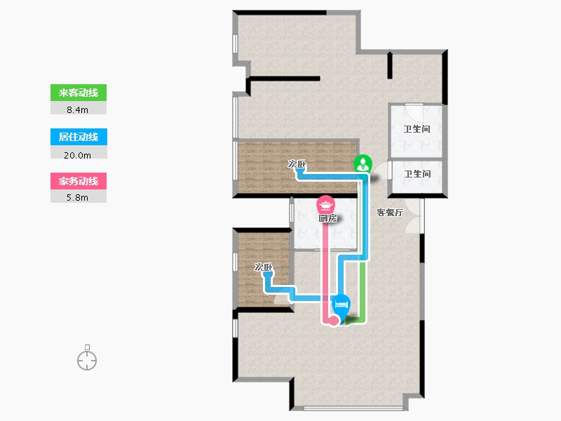 山东省-临沂市-碧桂园凤凰壹品新中心-199.01-户型库-动静线