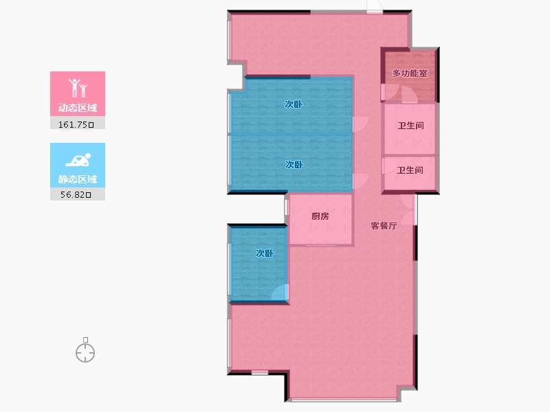 山东省-临沂市-碧桂园凤凰壹品新中心-202.40-户型库-动静分区