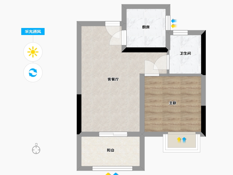 四川省-成都市-高投锦悦府-40.46-户型库-采光通风