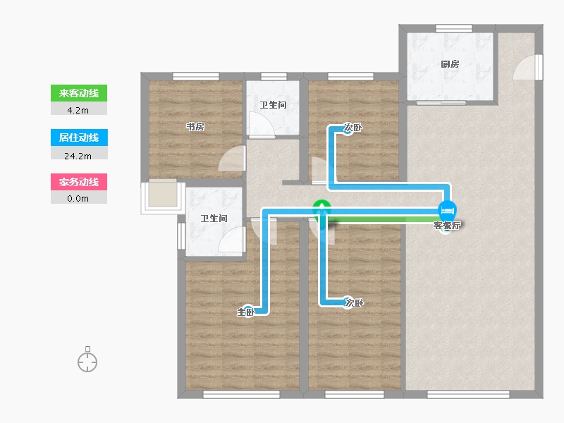 甘肃省-兰州市-中海寰宇天下-104.96-户型库-动静线