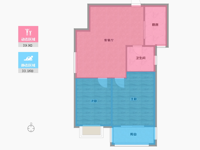 江苏省-苏州市-翰林缘花园-北区-66.11-户型库-动静分区