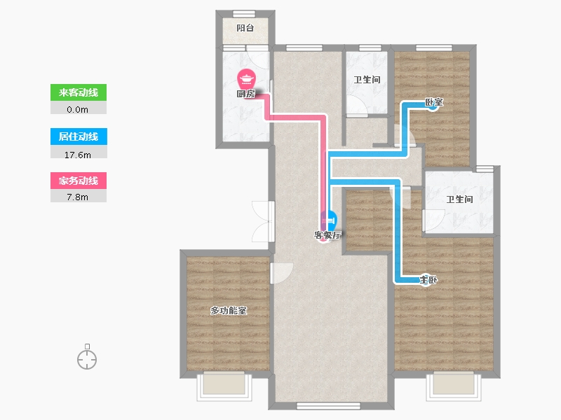 甘肃省-兰州市-保利领秀山-108.55-户型库-动静线