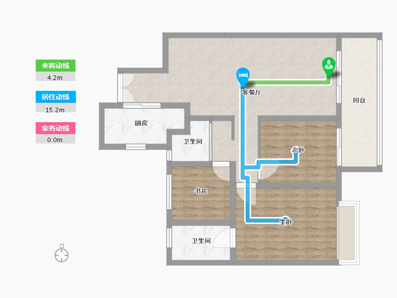 江苏省-盐城市-大丰区吾悦华府-96.00-户型库-动静线