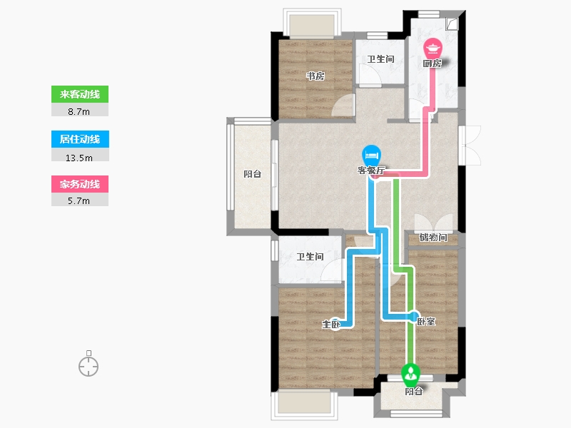 江西省-南昌市-南昌嘉福·未来城-81.04-户型库-动静线