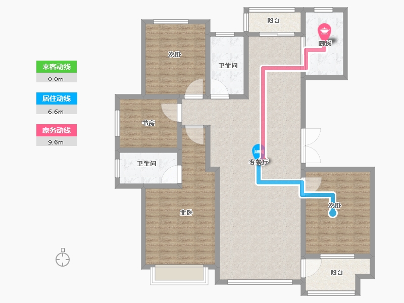 山东省-滨州市-山水御境-143.05-户型库-动静线