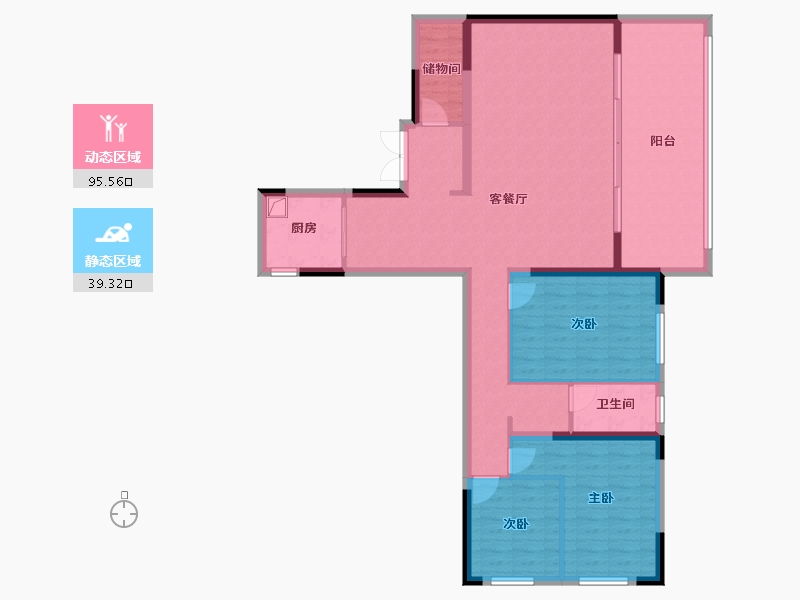 贵州省-六盘水市-新城凤凰薹-111.20-户型库-动静分区