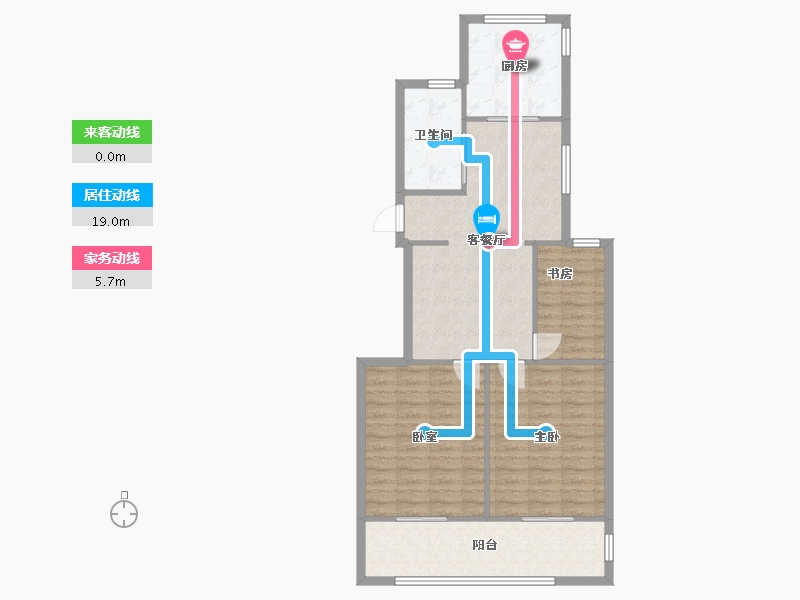 江苏省-盐城市-八菱花园-86.09-户型库-动静线