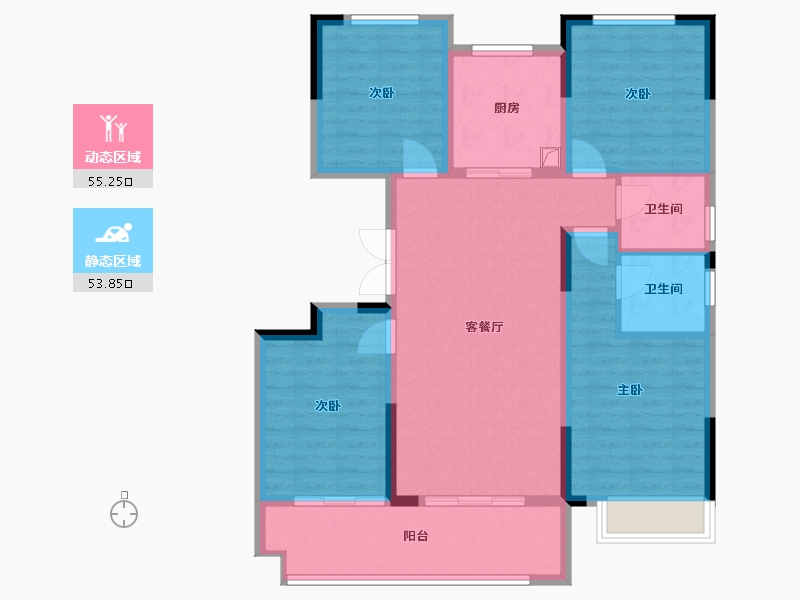 河南省-商丘市-君悦府-104.00-户型库-动静分区