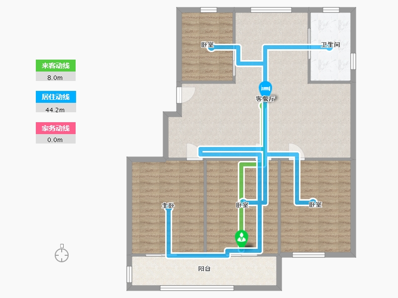 江苏省-盐城市-八菱花园-114.59-户型库-动静线