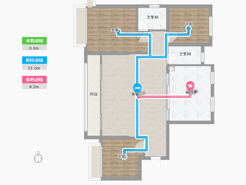 河北省-邯郸市-阳乐东尚名庭-107.00-户型库-动静线