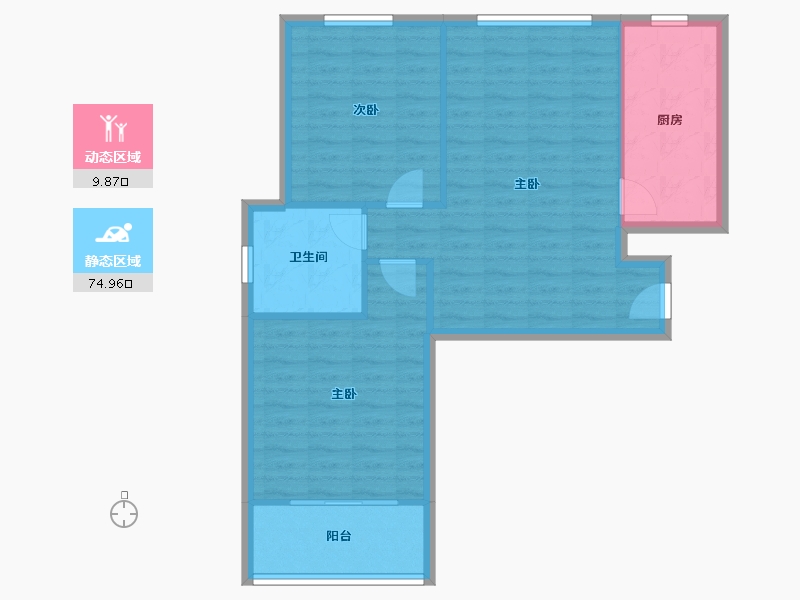 安徽省-合肥市-合郢花园-78.40-户型库-动静分区