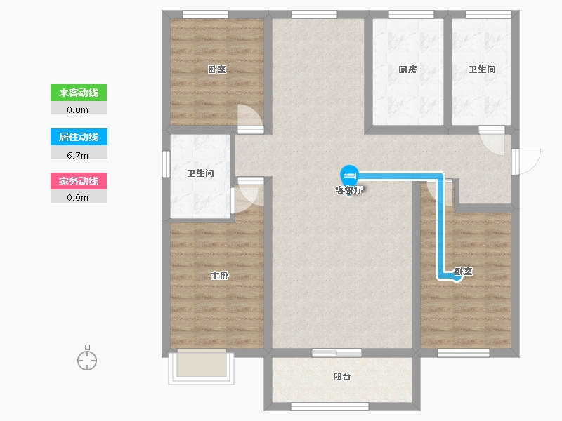 河北省-保定市-星河湾-101.21-户型库-动静线