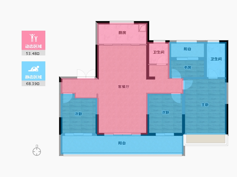 山东省-德州市-智德园-121.40-户型库-动静分区