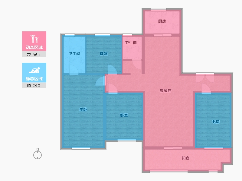 山东省-临沂市-东方华府-124.00-户型库-动静分区