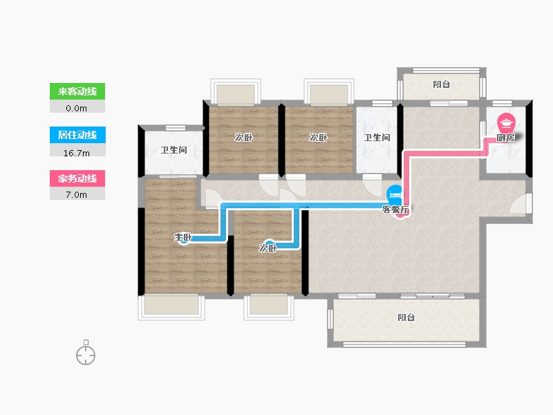 江西省-赣州市-九里蓝湾上善若水-128.00-户型库-动静线