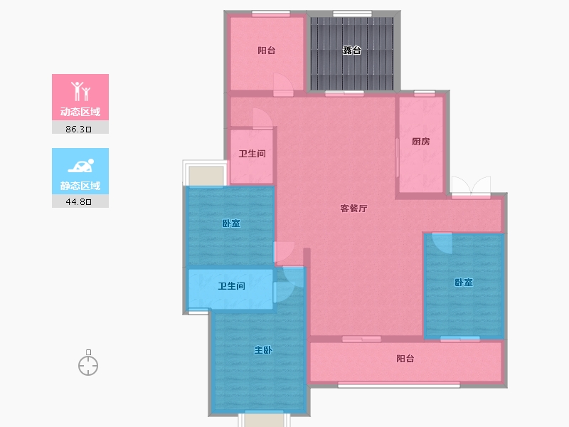 广东省-韶关市-华屹九麟府-140.00-户型库-动静分区