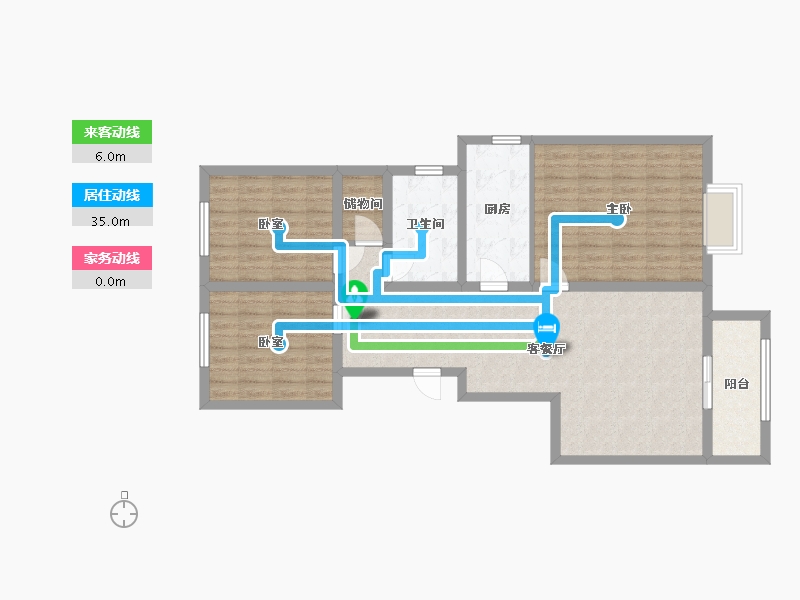 河北省-唐山市-未来城-97.00-户型库-动静线