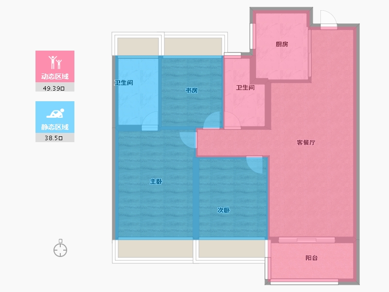 上海-上海市-建发观唐府-79.00-户型库-动静分区